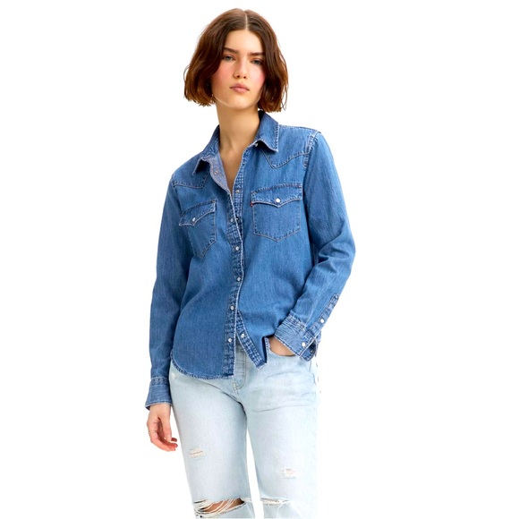 Levi’s Ultimate Western Denim Shirt - Picture 1 of 7